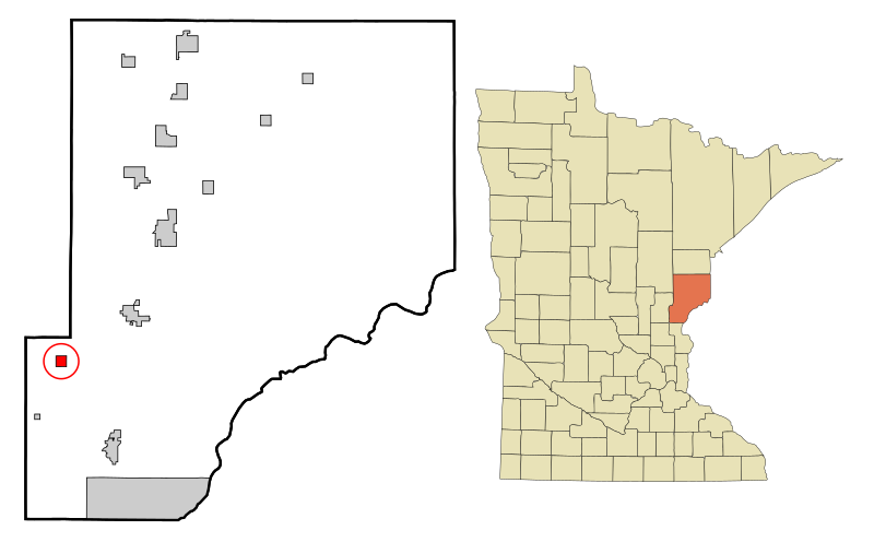 File:Pine County Minnesota Incorporated and Unincorporated areas Brook Park Highlighted.svg