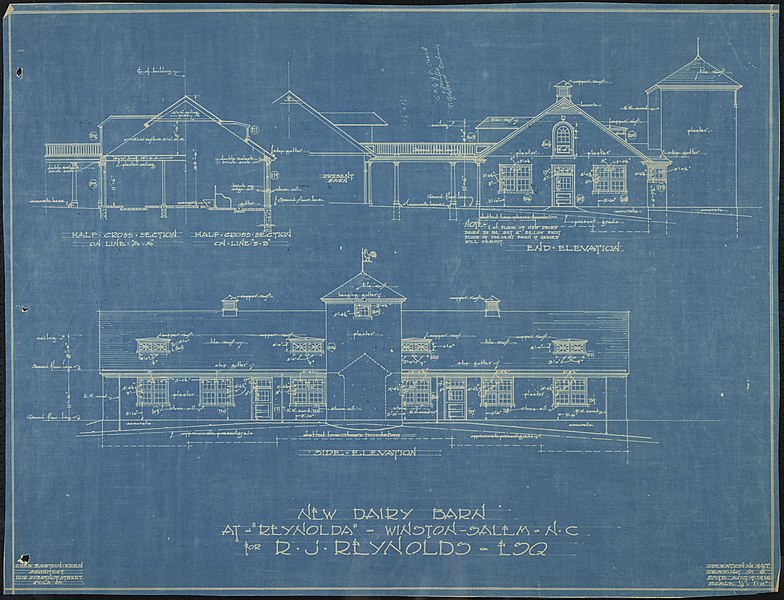 File:Plan of Second Floor of New Dairy Barn at Reynolda, Winston-Salem, N.C., for R.J. Reynolds, Esq. - DPLA - dba070b445fbe485debd80aa835b7784.jpg