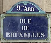 Plaque Rue Bruxelles - Paris IX (FR75) - 2021-06-28 - 1.jpg