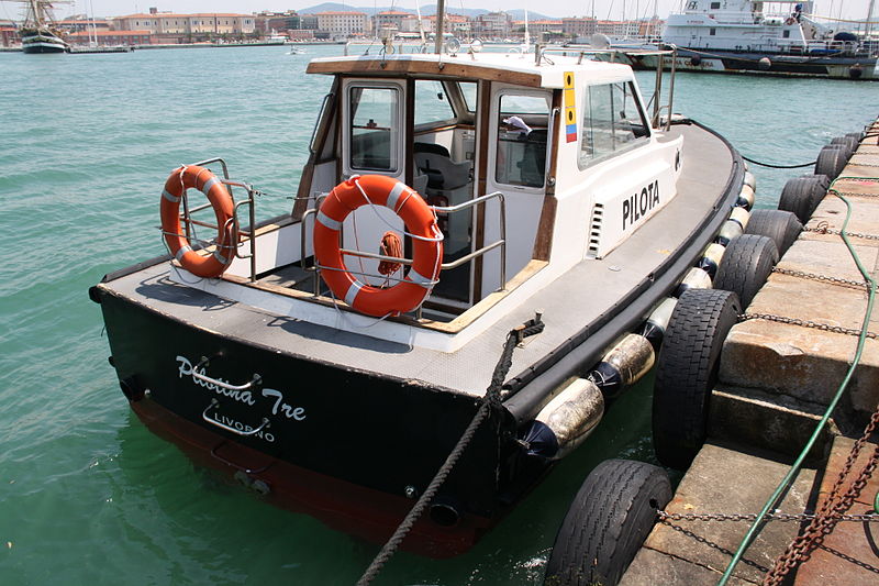 File:Port of Livorno pilot boat LI 9813 02.JPG