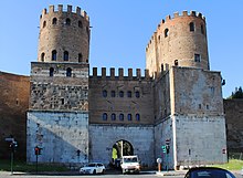 Porta Appia Porta St. Sebastiano Rome 2011 1.jpg