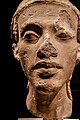 Portrait head of pharaoh Akhenaton 01