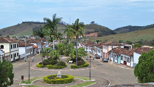 Praça da Matriz, no centro histórico da cidade