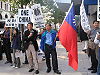 Protest against Taiwanese independance