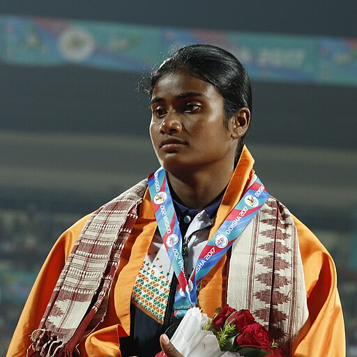 Purnima Hembram Of India, Bronze Medalist, Heptathlon