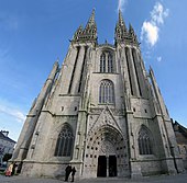 La cathédrale Saint-Corentin de Quimper.