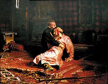 Repine Ivan le Terrible et son fils Ivan principale version 1883 - 1885.jpg