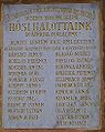 Első világháborús emlékoszlop felirata