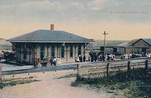 R.R. İstasyonu, Wellfleet, Mass. - No. 09 9942 - yakl. 1909.jpg