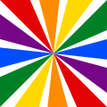 Rainbow starburst pattern wider.svg