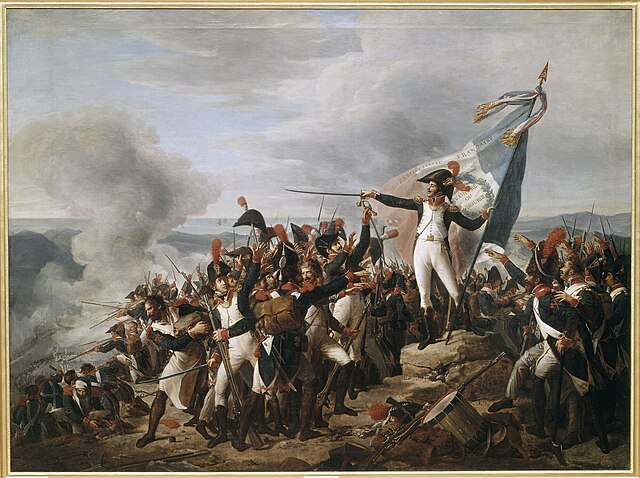 Colonel Rampon defending Monte Legino Redoubt near Montenotte, by René Théodore Berthon (1812)