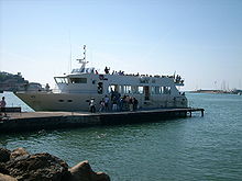 Battello sul molo diretto a Santa Margherita Ligure-Portofino