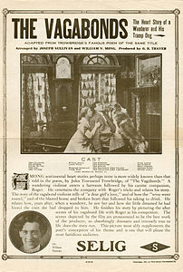 Dépliant de sortie pour LES VAGABONDS, 1912.jpg