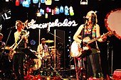 Colombian duo Aterciopelados was the first winner of the award in 2001. Relucientes y Rechinantes.jpg