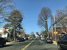 Intersection of 3rd St and Nicholson St. NE, Riggs Park, February 2018 Riggs Park.jpg