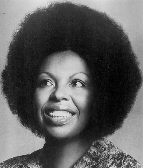 Roberta Flack, one of the members of the touring band in 1976