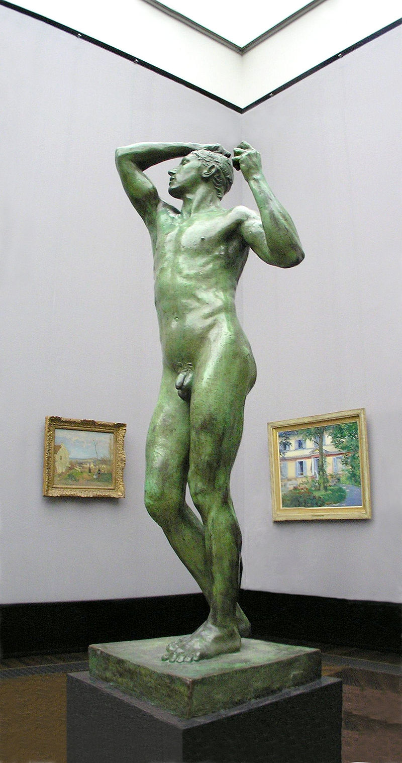 Auguste Rodin, The Age of Bronze, 1875/76, Alte Nationalgalerie, Berlin, Germany.