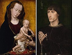 part of: Diptych of Philip de Croÿ with The Virgin and Child 