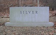 Silver family marker
