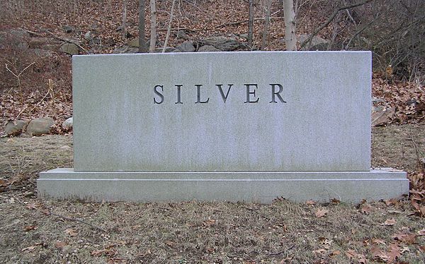 Silver family marker