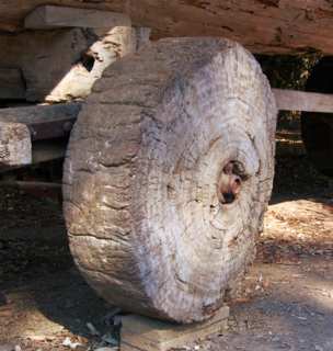 Wheel Circular component rotating on an axle