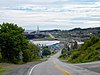 Heading east on Route 132, approaching Grande-Vallée