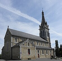 Ang Simbahan sa Saint-Jean-Baptiste, sa Saint-Jean-Sur-Cousnon