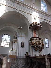 Saint Albert Gereja, Riga, Mimbar