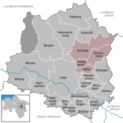 Samtgemeinde Eschede - Carte