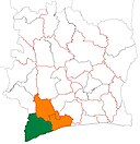 gerardm/Regions Of Ivory Coast