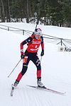 Sandrine Bailly während der Biathlon-WM 2008 in Östersund