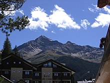 La montagna vista da Santa Caterina Valfurva.
