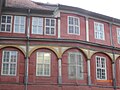 Nach Befund rekonstruierte, barocke Blindfenster im Innenhof des Schlosses Wolfenbüttel (2018)