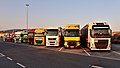 Semi-trailer trucks, Rostock Port, 2019 (01).jpg