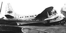 BOAC Short Solent 3 G-AHIN Southampton served the airline's route from the UK along the Nile to Johannesburg between 1948 and 1950 Short Solent at Poole.jpg