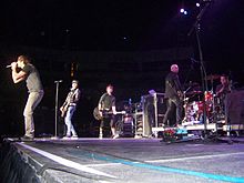 The band in concert in Trenton, NJ, December 2007