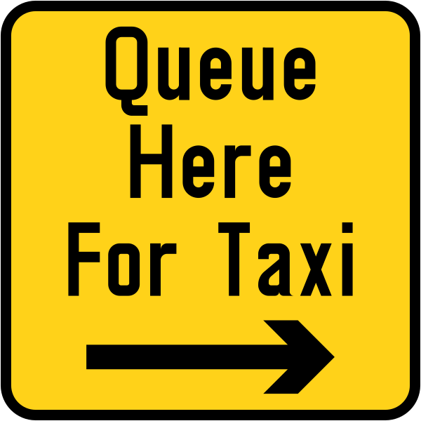 File:Singapore road sign - Informatory - Queue here for taxi - Right.svg