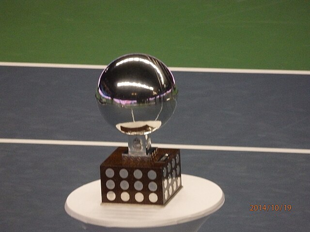 The singles trophy