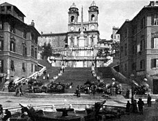 La plaza a comienzos de siglo XX