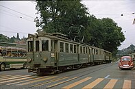 BDe 4/4 6 der Strassenbahn Schaffhausen–Schleitheim, Baujahr 1907