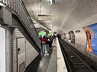 Other view of line 10's platform