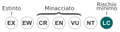 Estado iucn3.1 LC it.svg