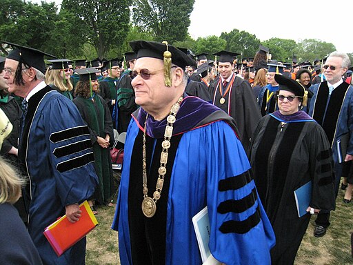 Stephen Joel Trachtenberg at final GWU commencement