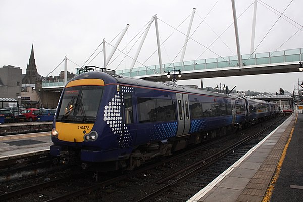 A Abellio ScotRail Class 170 at Stirling