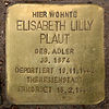 Stolperstein Fasanenstr 59 (Wilmd) Elisabeth Lilly Plaut.jpg