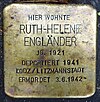 Stolperstein Neuer Horse Market 17 (Ruth-Helene Engländer) in Hamburg-Sternschanze.JPG