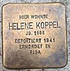 Stolperstein Wesseling Auf dem Rheinberg 11 Helene Koppel