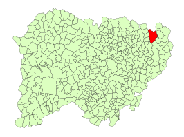 Kaart van Cantalpino
