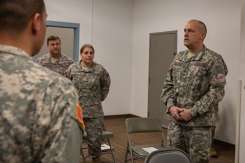 Tennessee State Guard members prepare for deployment in response to the 2020 coronavirus pandemic.