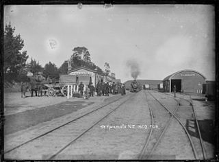 <span class="mw-page-title-main">Te Awamutu railway station</span> Defunct railway station in New Zealand
